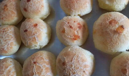 Receita de Pão de Queijo Fácil de Fazer com 3 ingredientes