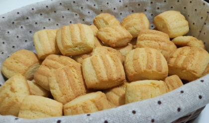 Bolachinhas caseiras de nata