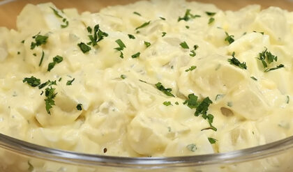 Receita de Salada de Batatas Fácil